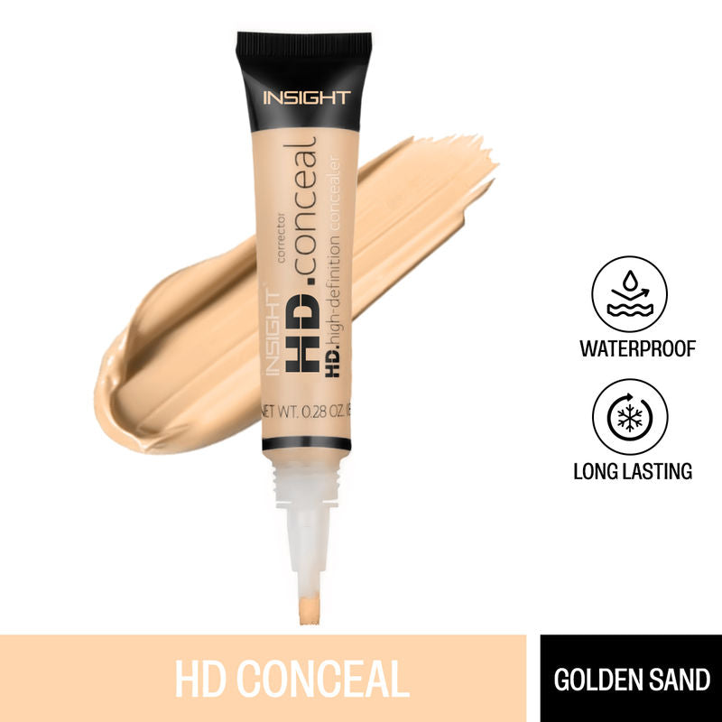 Insight Cosmetics HD Concealer- 04 Golden Sand|8 gms|MRP 225