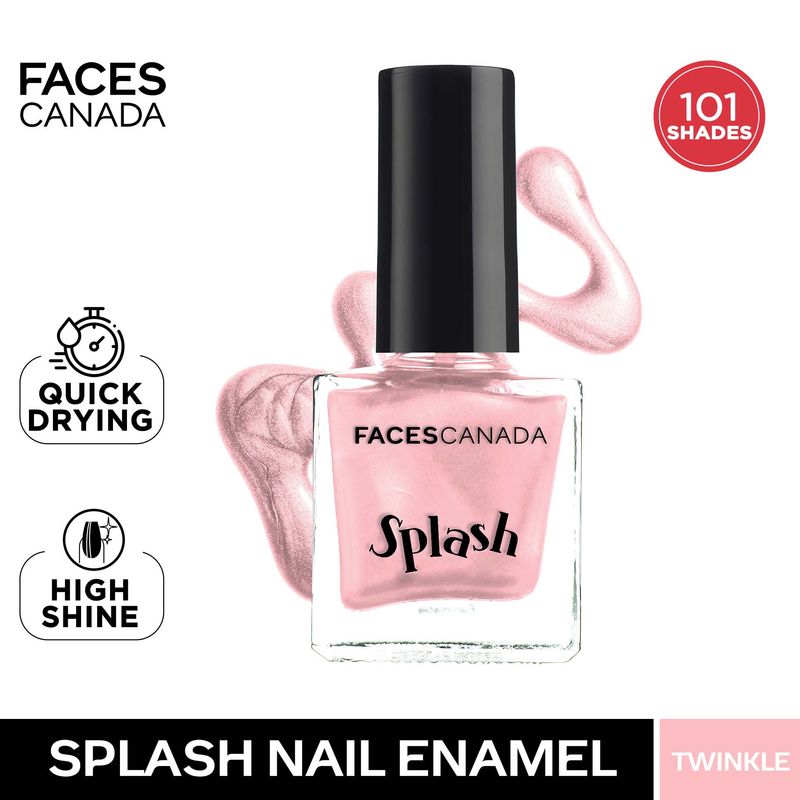 Faces Canada Splash Nail Enamel � 36 Twinkle|8 ml|MRP 129