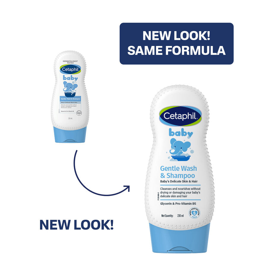 Cetaphil Baby Gentle Wash & Shampoo|230ml|MRP 829