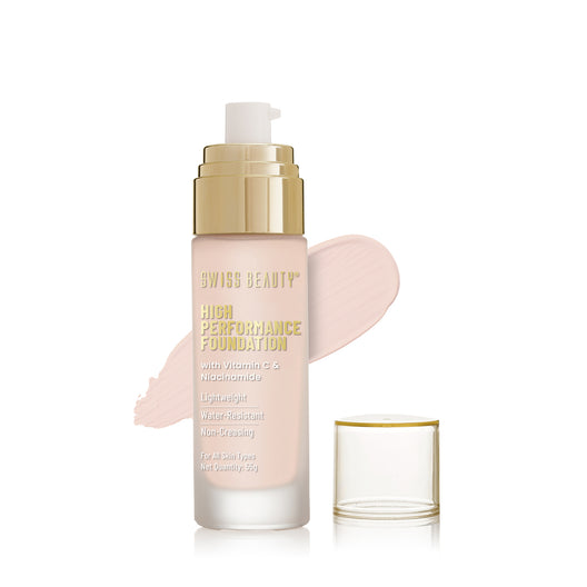 Swiss Beauty High Performance Foundation 02 Rose-Blush|55 gms|MRP 429