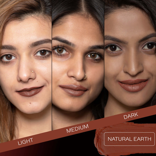 Faces Canada Weightless Matte Finish Lipstick � Natural Earth 15|4.5 gms|MRP 325