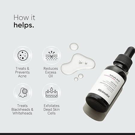 Minimalist 2% Salicylic Acid Face Serum|30ml|MRP 549