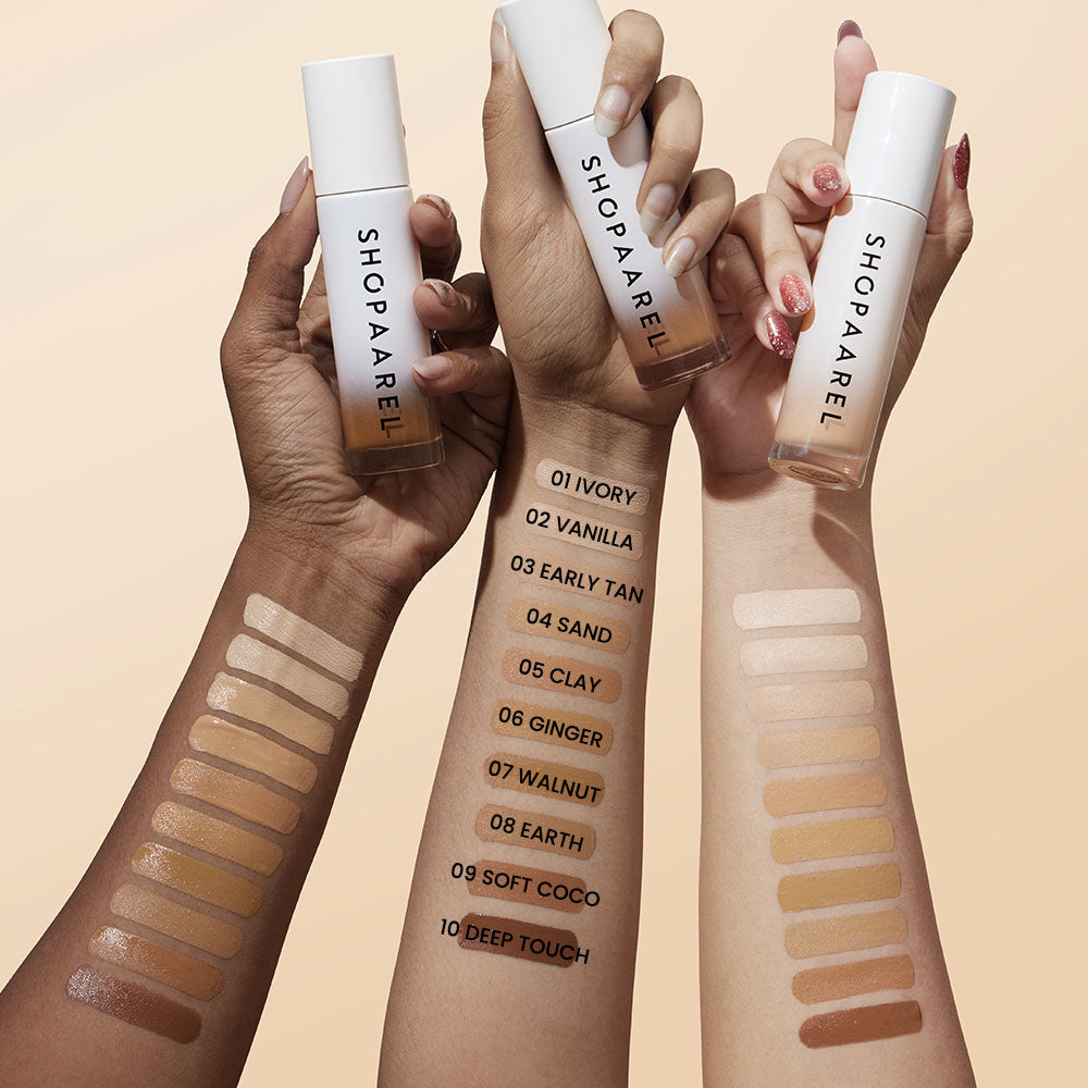 Shopaarel Miracle Skin Foundation 30 ml | Long-Lasting Flawless Coverage