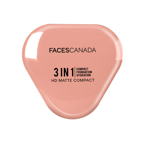 Faces Canada 3 In 1 HD Matte Compact - Absolute Ivory 01|8 gms|MRP 899