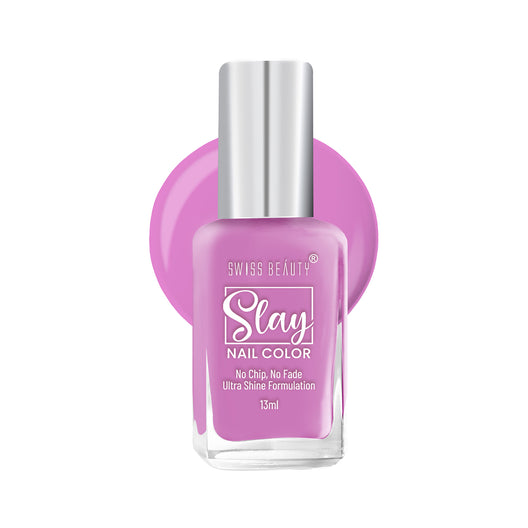 Swiss Beauty Slay Nail Colour 30 Lilac|25 ml|MRP 129