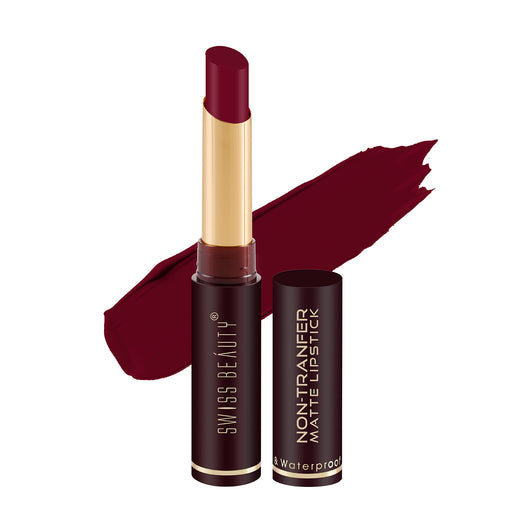 Swiss Beauty Non-transfer Matte Lipstick 17 Fresh Red|2 gms|MRP 329