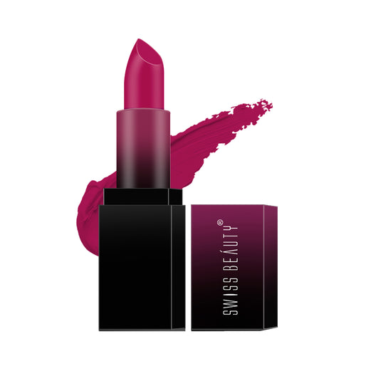 Swiss Beauty HD Matte Lipstick 05 Fire Pink|3.5 gms|MRP 399