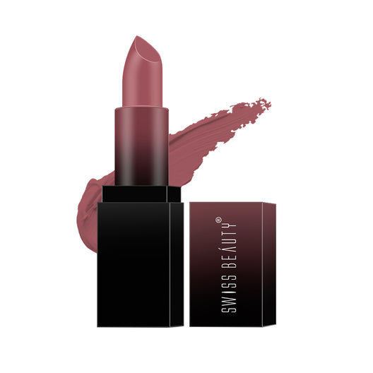 Swiss Beauty HD Matte Lipstick 07 Mauve-Blush|3.5 gms|MRP 399
