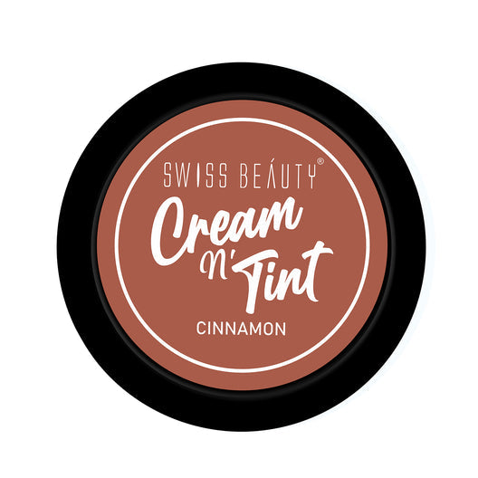 Swiss Beauty 3-in-1 Lip and Cheek Cream N' Tint 02 Cinnamon|8 gms|MRP 219