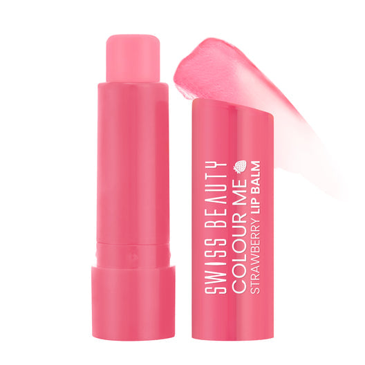 Swiss Beauty Colour Me Lip Balm � 01 Strawberry Slush|4.5 gms|MRP 169