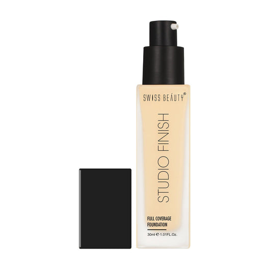 Swiss Beauty Studio Finish Foundation 02 Ivory Fair|30 ml|MRP 949