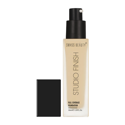 Swiss Beauty Studio Finish Foundation 06 Sand Beige|30 ml|MRP 949