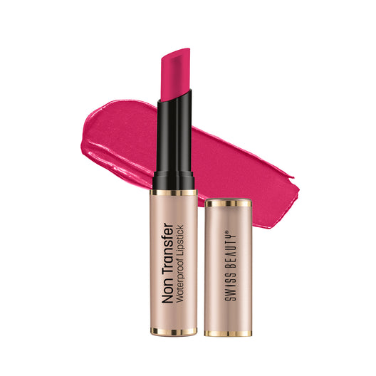 Swiss Beauty Non-Transfer Lipstick 402 Loud-Pink|3 gms|MRP 399