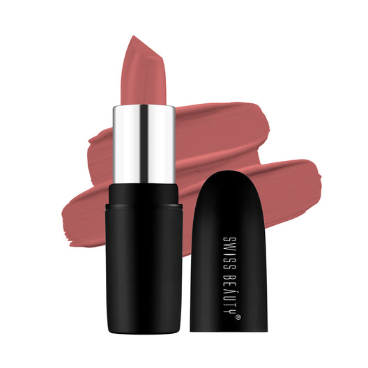 Swiss Beauty Pure Matte Lipstick 213 Bare|3.8 gms|MRP 229