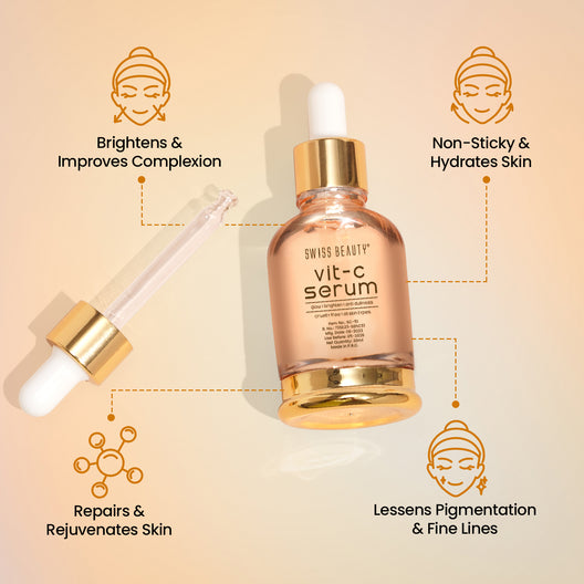 Swiss Beauty Vitamin C Skin Illuminating Serum|30 ml|MRP 499