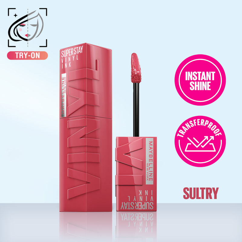 Maybelline Superstay Vinyl Ink Liquid Lipstick � 160 Sultry|4.2 ml|MRP 849