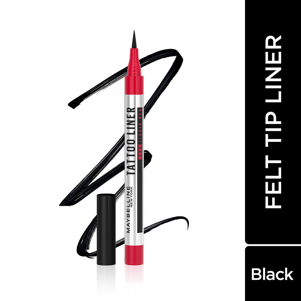 Maybelline Tattoo Liner 48H Liquid Pen � Black|1 gms|MRP 599
