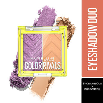 Maybelline Color Rivals Eyeshadow Palette Duo � Spontaneous X Purposeful|3 gms|MRP 499