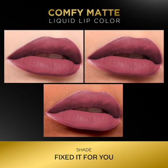 Faces Canada Comfy Matte Liquid Lipstick - Fixed It For You 11|3.8 ml|MRP 449