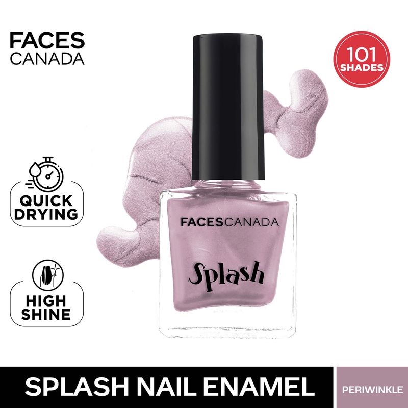Faces Canada Splash Nail Enamel � 151 Periwinkle|8 ml|MRP 129
