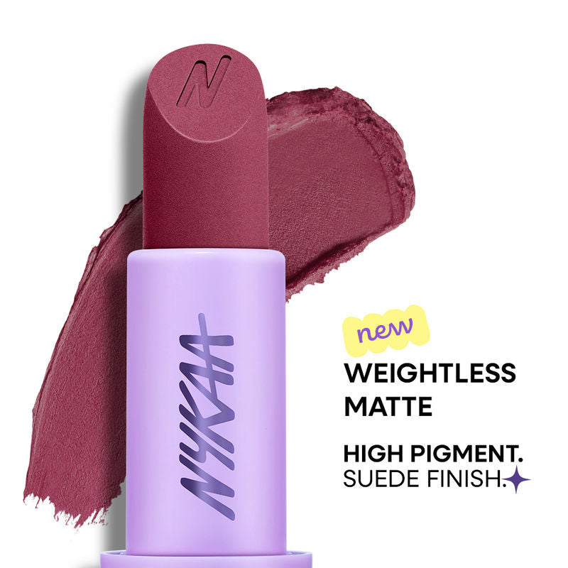 Nykaa Superlight Feathertouch Lipstick -Feathery|4.2 gms|MRP 749