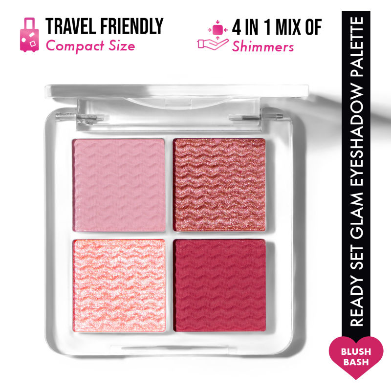 Insight Ready Set Glam Eyeshadow Palette � 03 Blush Bash|11 gms|MRP 190