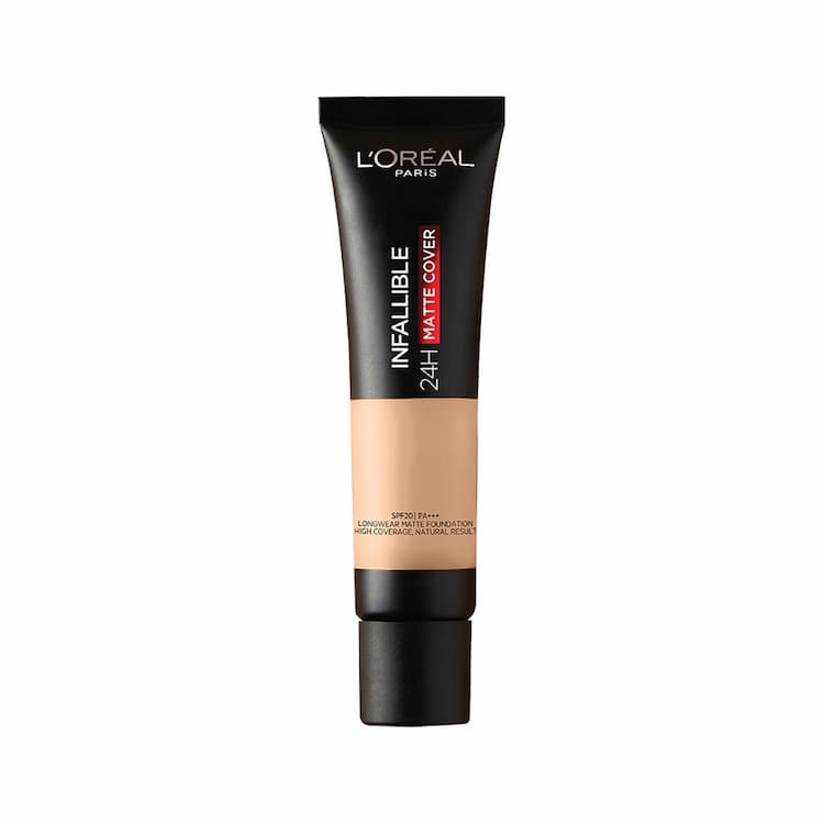L'Or�al Paris Liquid Foundation Infallible 24H Matte Cover 128 Natural Buff|35 ml|MRP 799