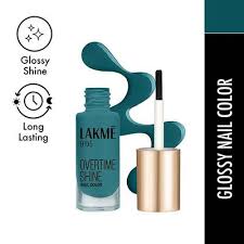 Lakme 9 to 5 Primer + Gloss Nail Color � Emerald Power|6 ml|MRP 260