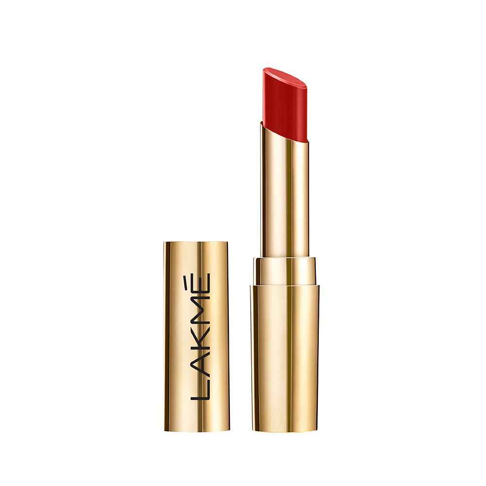 Lakme Glitter Collection Shine Lipstick � Retro Red|3.4 gms|MRP 650