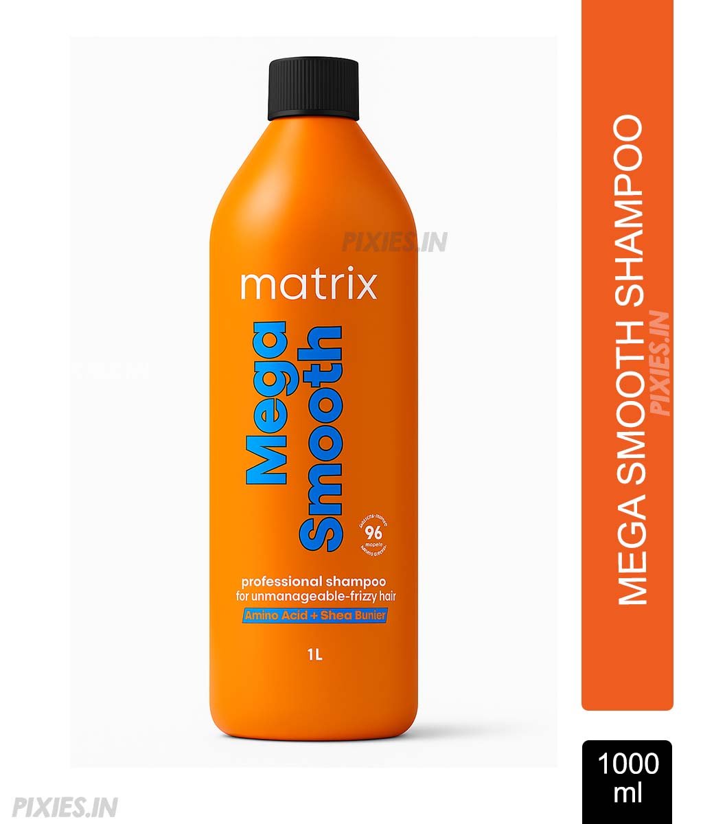 Matrix Mega Smooth Shampoo|1000 ml|MRP 1500