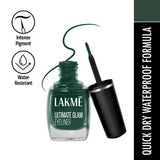 Lakm? Ultimate Glam Eye Liner -  Green|9 ml|MRP 190