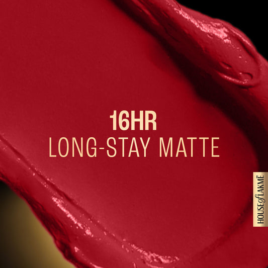 Lakmï¿½ Forever Matte Liquid Lip Color ï¿½ Red Revival|5.6 ml|MRP 450