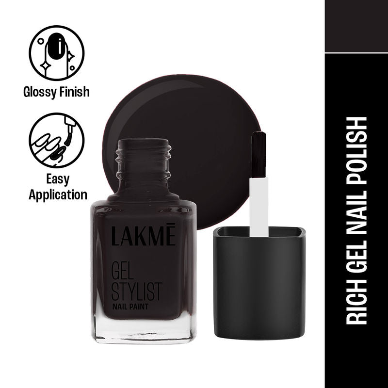Lakmï¿½ Absolute Gel Stylist Nail Color ï¿½ Carbon|12 ml|MRP 350