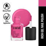 Lakmï¿½ Absolute Gel Stylist Nail Color ï¿½ Pink Date|12 ml|MRP 350