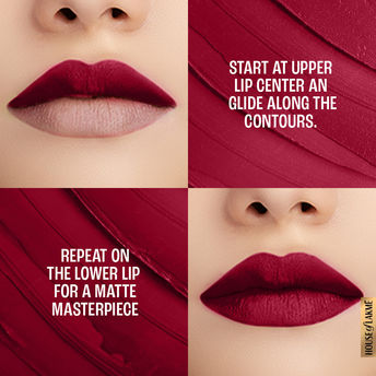 Lakm? 9 To 5 Powerplay Priming Matte Lipstick - MR13 Burgundy Passion|3.6 gms|MRP 650