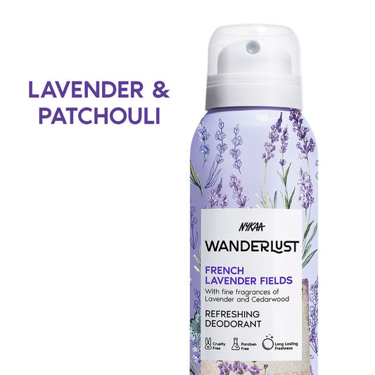 Nykaa Wanderlust French Lavender Deodorant Spray for Women|150 ml|MRP 279
