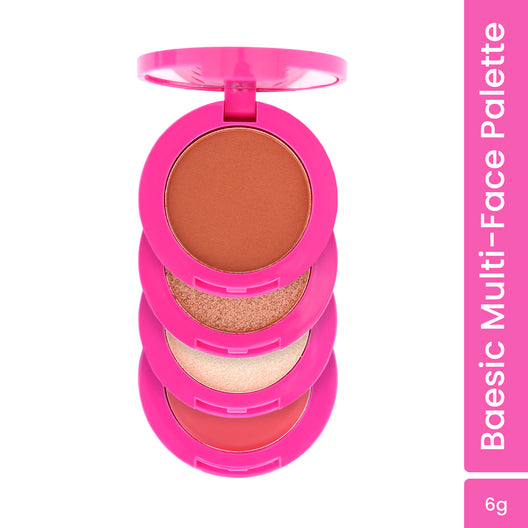 Swiss Beauty Craze Baesic Face Palette 01 � Delulu|6 gms|MRP 489