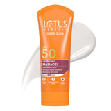 Lotus Herbals Safe Sun UV Screen Matte Gel Sunscreen, gel sunscreen, matte texture, SPF 50