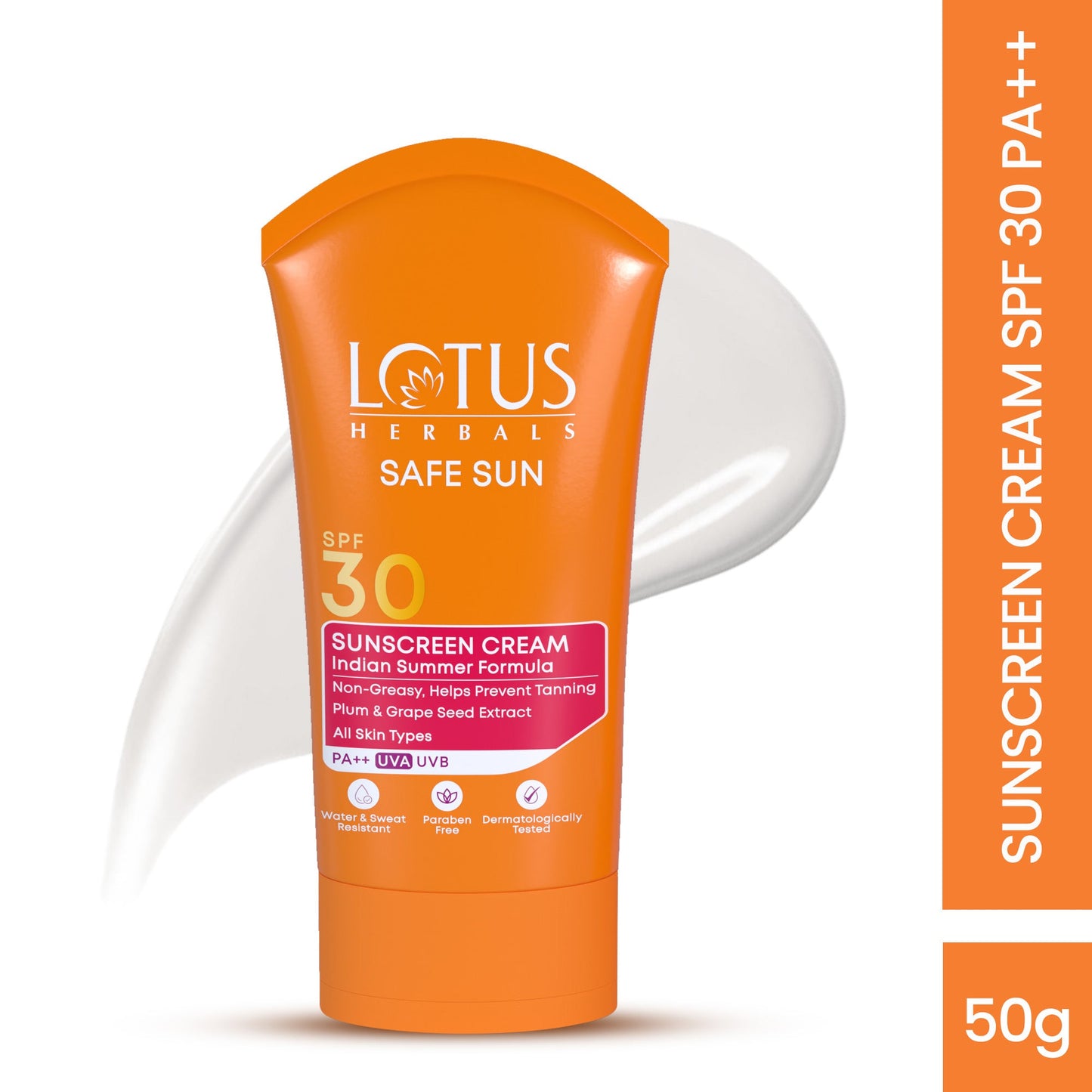 Lotus Herbals Safe Sun Sunscreen Cream, sunscreen cream, SPF 30, PA++
