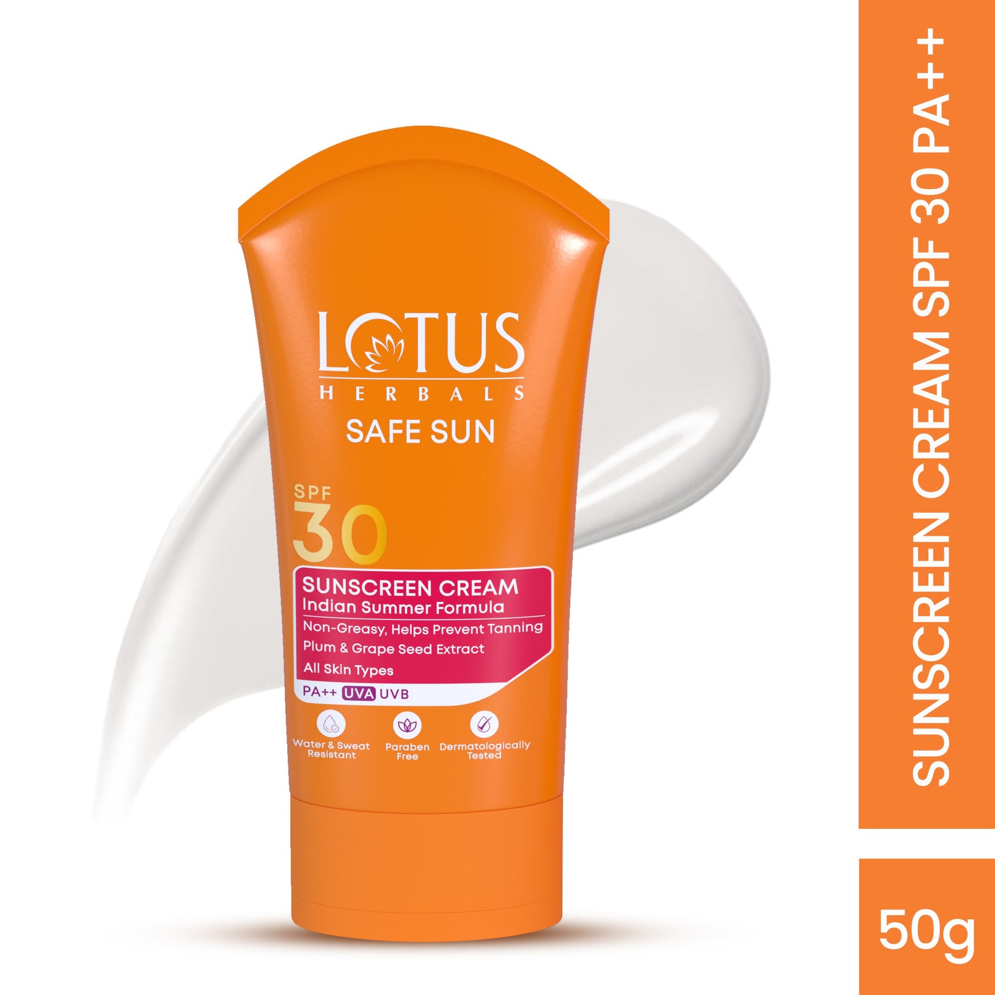 Lotus Herbals Safe Sun Sunscreen Cream, sunscreen cream, SPF 30, PA++
