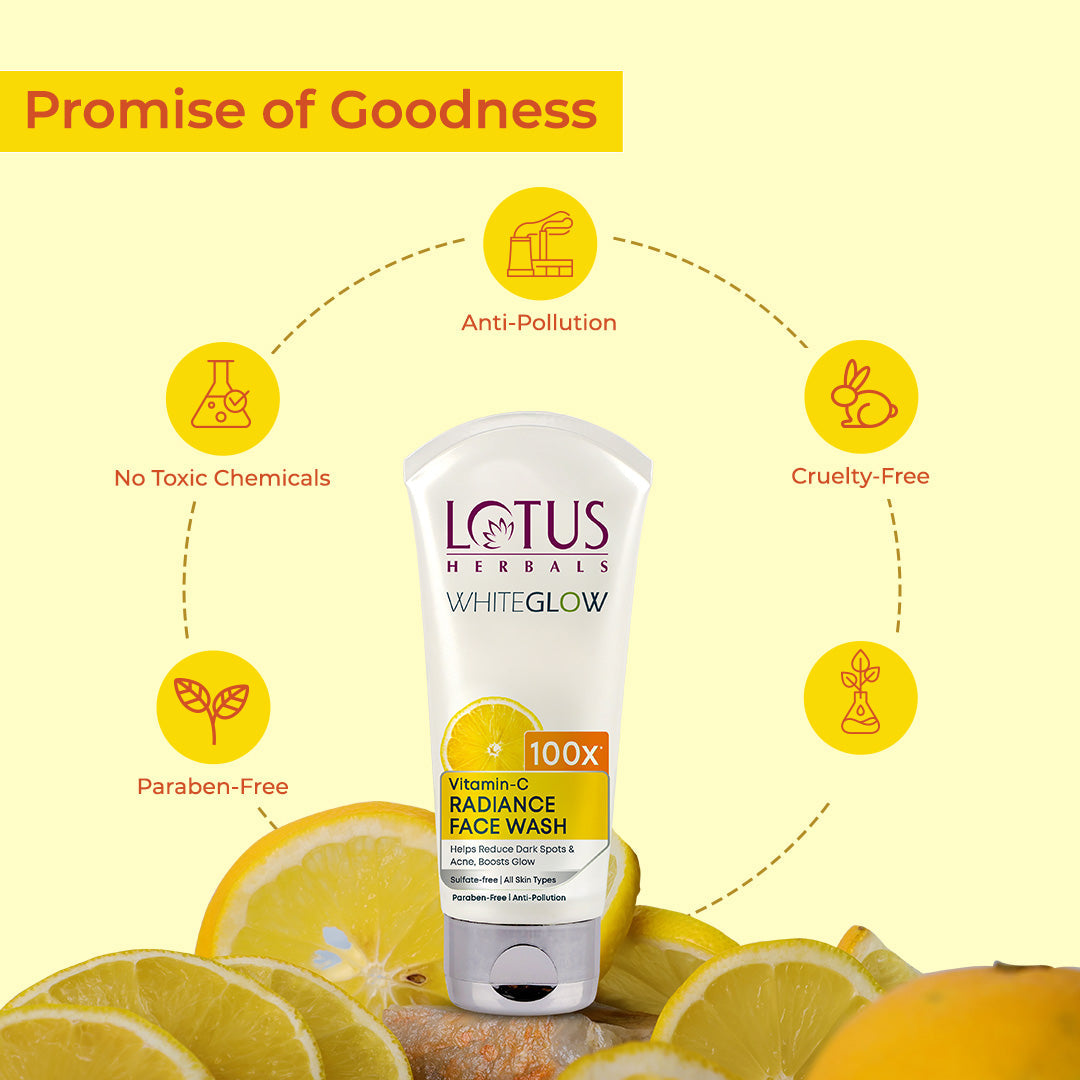 Lotus Herbals WhiteGlow Vitamin-C Radiance Facewash, face wash, vitamin C gel