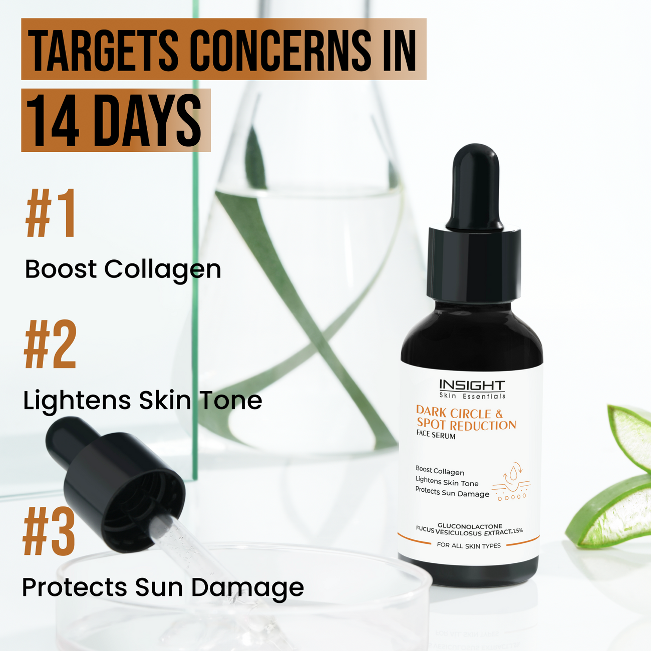 Insight Dark Circle & Spot Reduction Face Serum|30 ml|MRP 299