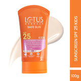 Lotus Herbals Safe Sun Kids Sunscreen Cream SPF 25|100 gms|MRP 430