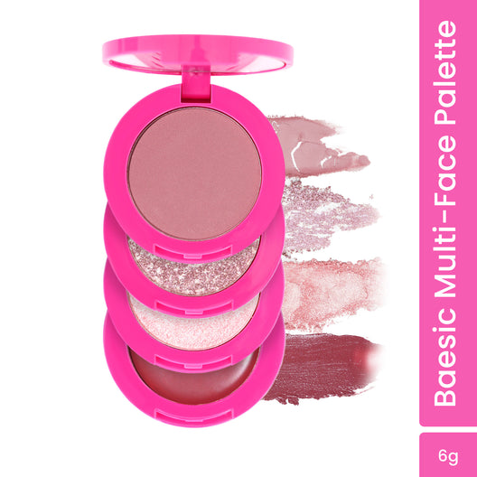 Swiss Beauty Craze Baesic Multi?Face Palette 02 � Solulu|6 gms|MRP 489