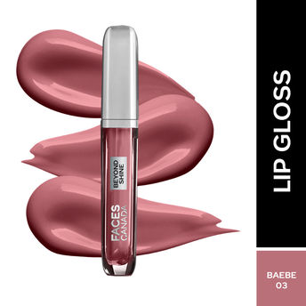 Faces Canada Beyond Shine Lip Gloss - BaEbe 03|3 ml|MRP 499
