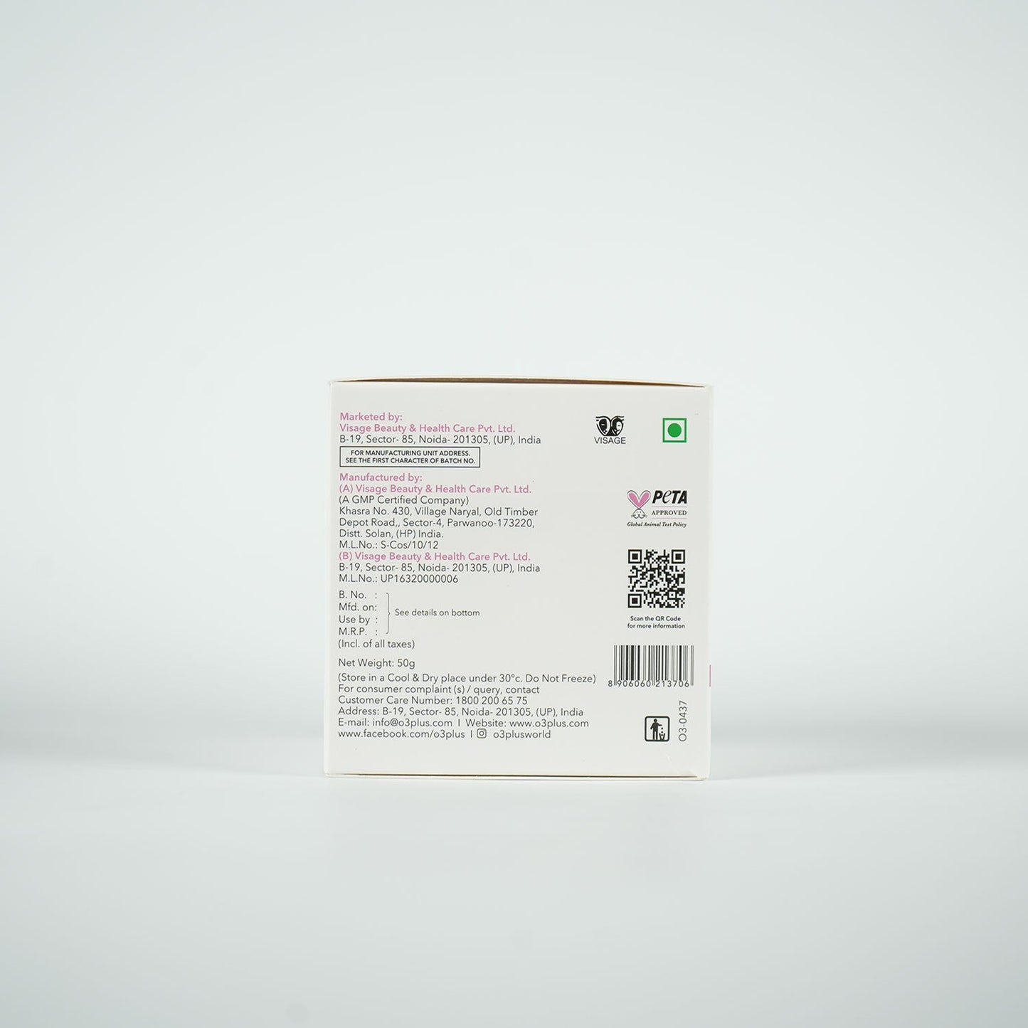 O3+ D-Tan Pack 50g for brighter-looking skin