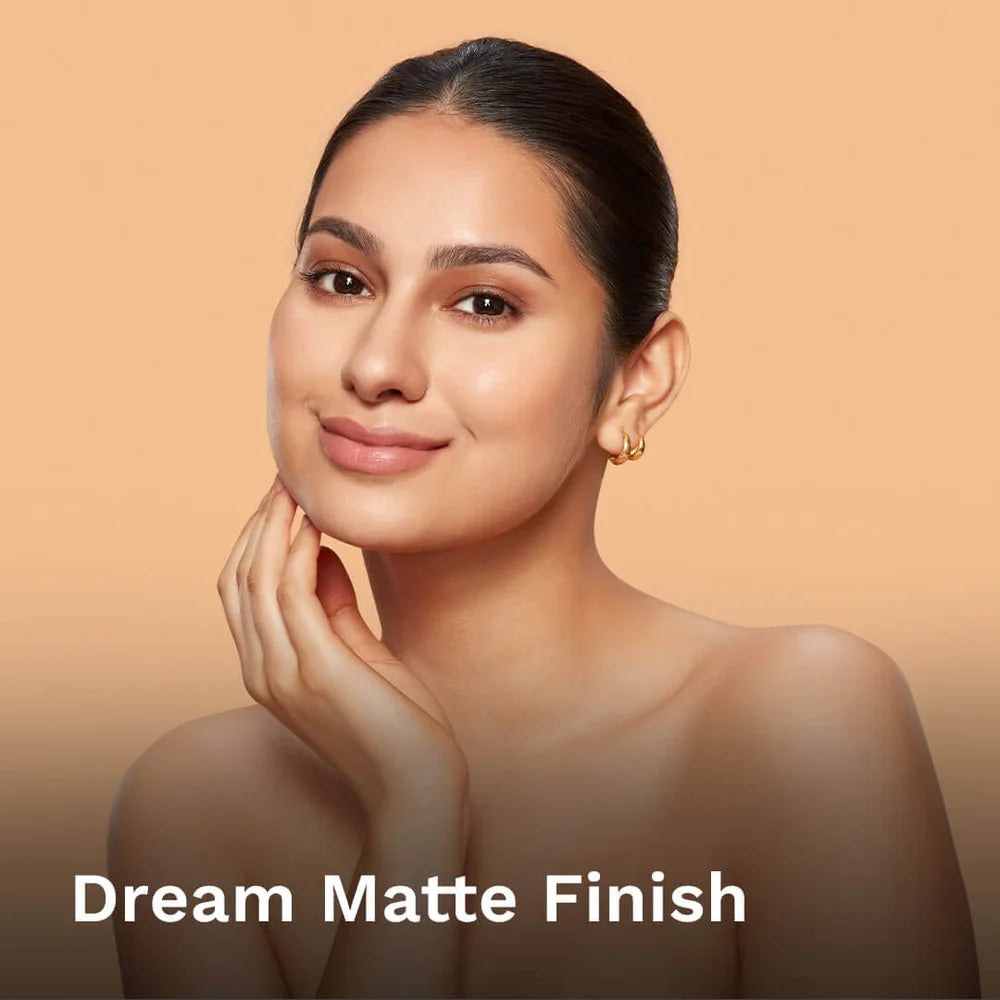 Pilgrim Full Coverage Dream Matte Liquid Concealer 7.3ml | Concealer for Dark Circles with Australian Kakadu Plum & Hyaluronic Acid | Crease resistance & Lightweight| Shade Almond