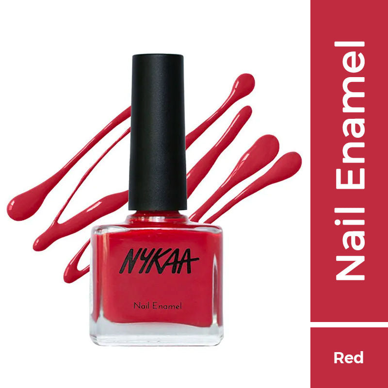 Nykaa Nail Enamel Polish - Crimson Carnation 131|9 ml|MRP 189