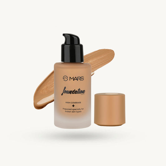 Mars Foundation | High Coverage Formula 007|40 ml|MRP 379