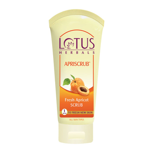 Lotus Herbals Apriscrub Fresh Apricot Scrub|180 gms|MRP 375